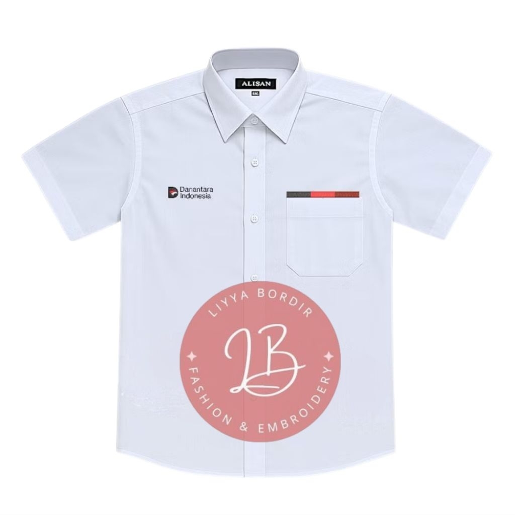 Kemeja Alisan Danantara Indonesia  Kemeja Seragam Danantara Indonesia By Alisan Bordir Komputer Leng