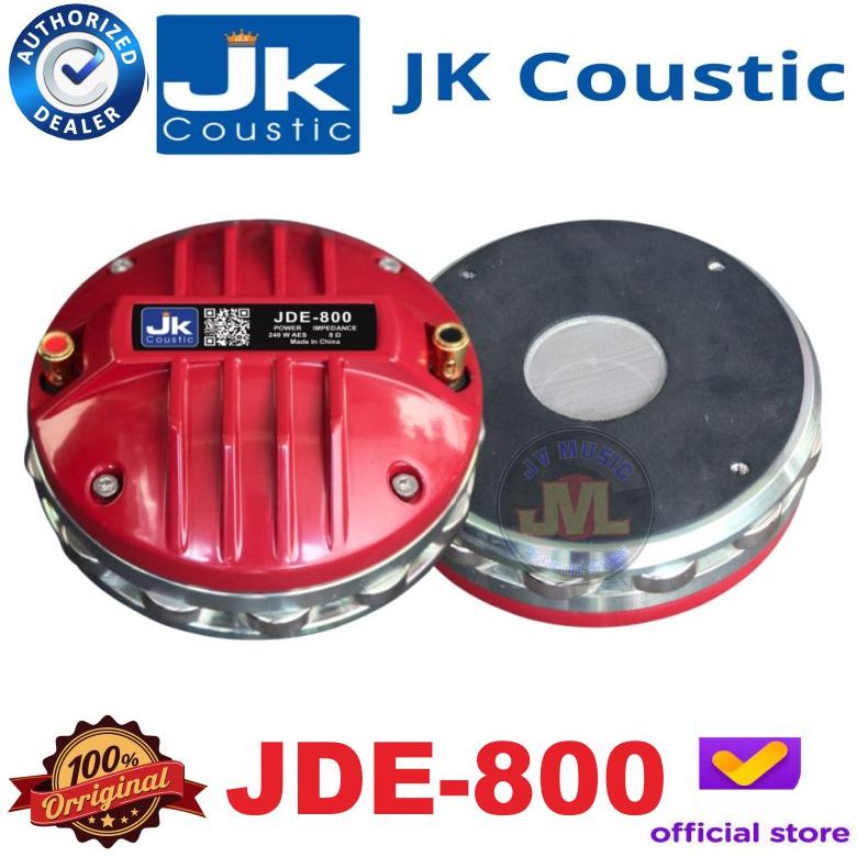 Jk Coustic JDE800 Driver Tweter  Jk Coustic J-De800 Driver Tweter Neodinium De-800