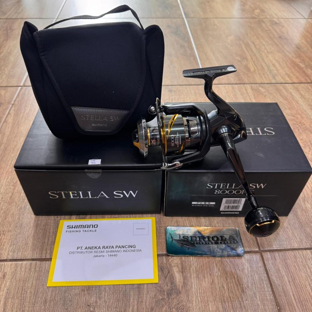 REEL SHIMANO STELLA SW 8000 PG REEL SPINNING 2025 - GARANSI RESMI