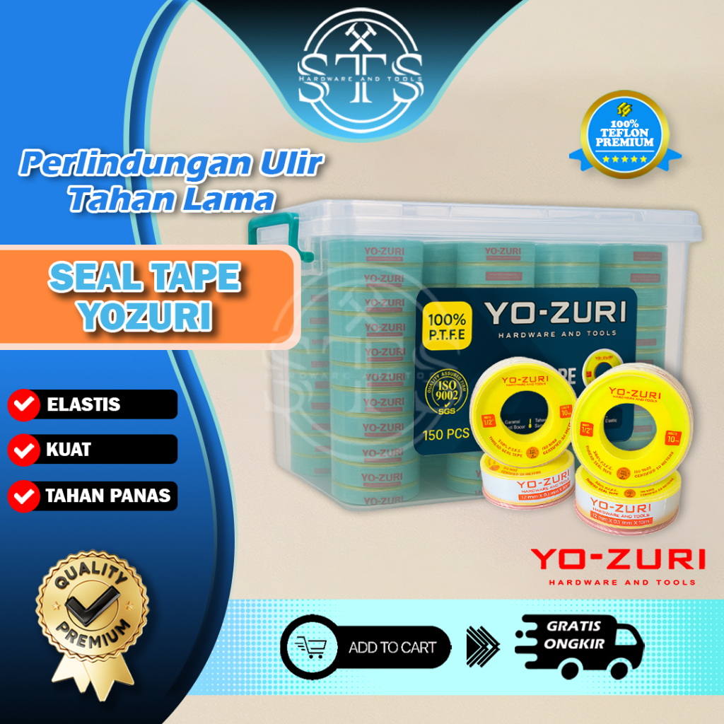 STSHARDWARE SEAL TAPE / SEAL TAPE 12 MM / SEAL TAPE YOZURI / SEAL TAPE KERAN AIR