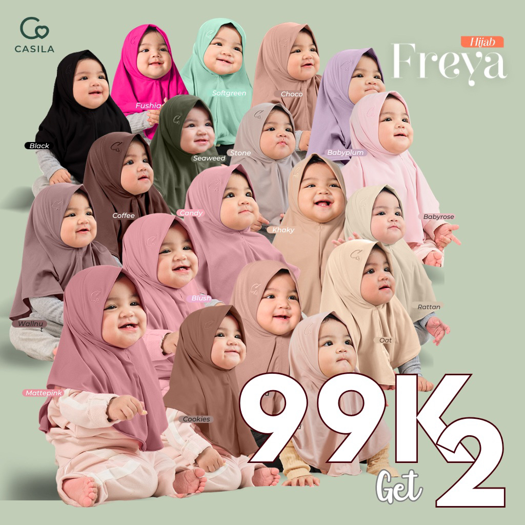 CASILA Hijab Freya | Hijab Anak Instan simpel dan nyaman