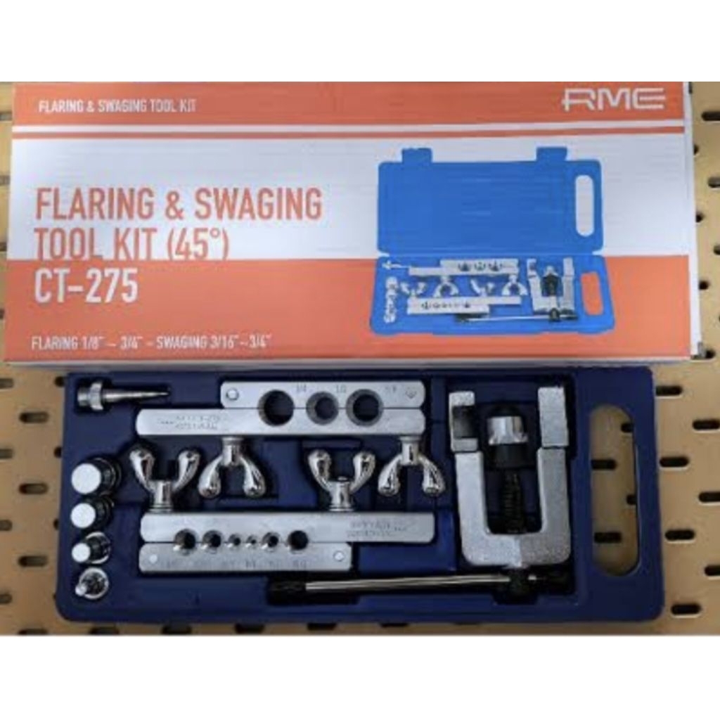 FLARING Pipa AC & SWAGING TOOL KIT (45°) Merk Starmec/RME FT-275 AC PENDINGIN Best seller