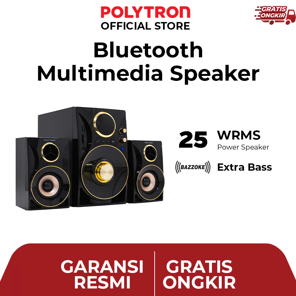 POLYTRON Multimedia Speaker Bluetooth Karaoke WirelessPMA 9310
