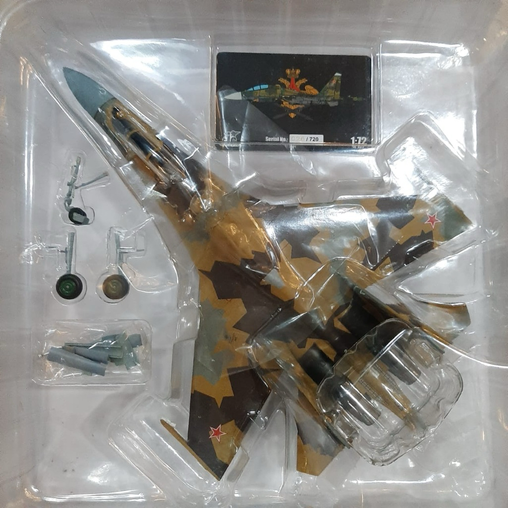 JC Wings diecast model 1/72, Sukhoi Su-30MK Flanker-C, dorengnya seperti versi Super Flanker, dual s