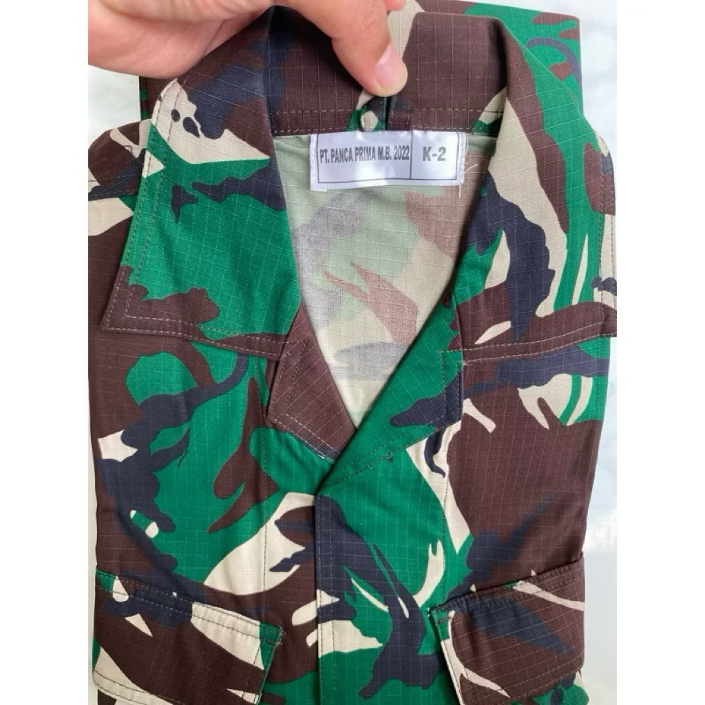 BAJU PDL PANCA PRIMA WARNA GELAP TAHUN 2020,2021,2022,2023,2024 JATAH ASLI  TNI,100%  ORIGINAL