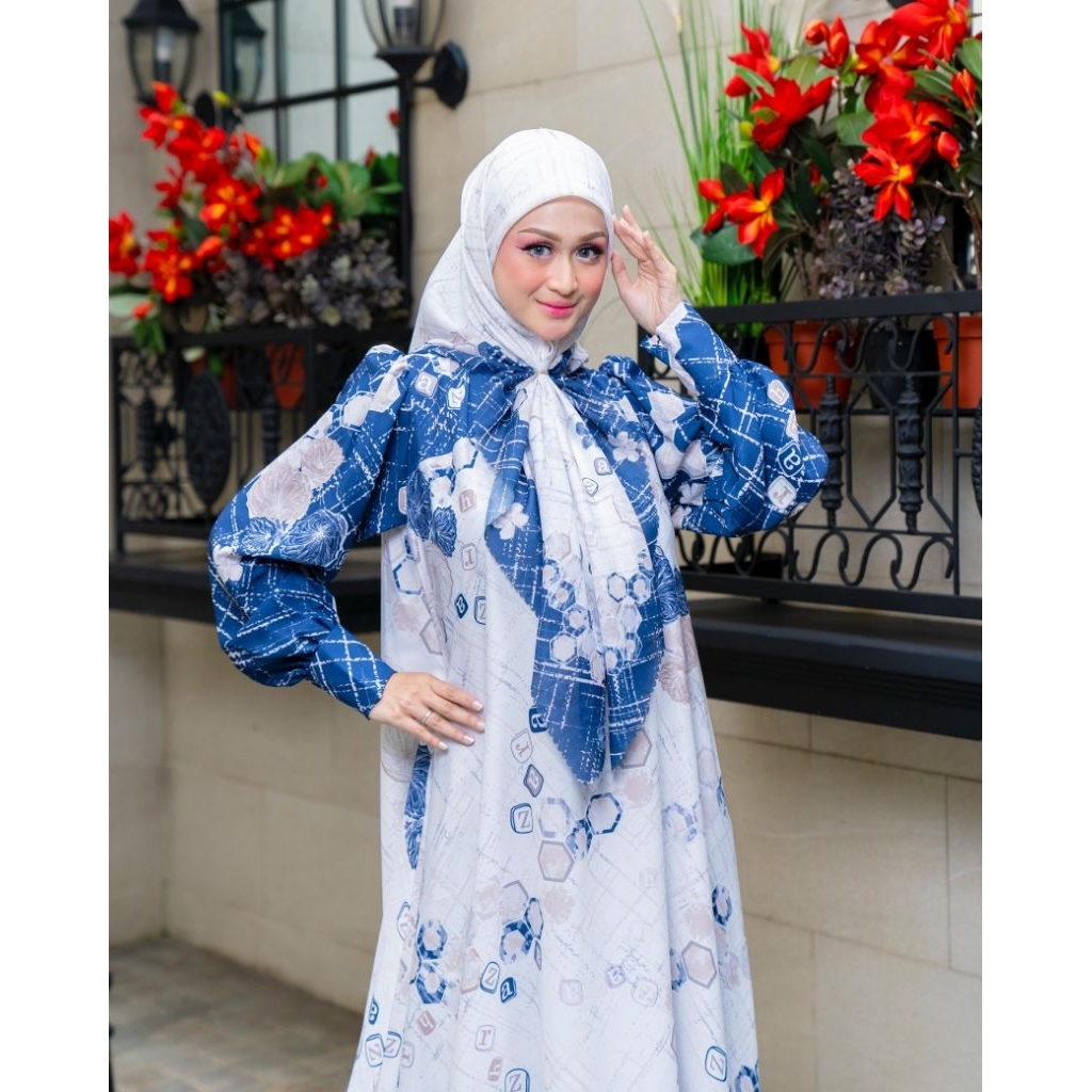 Zarah Scarves By Sarkis  | Gamis One set Printing by Sarkis