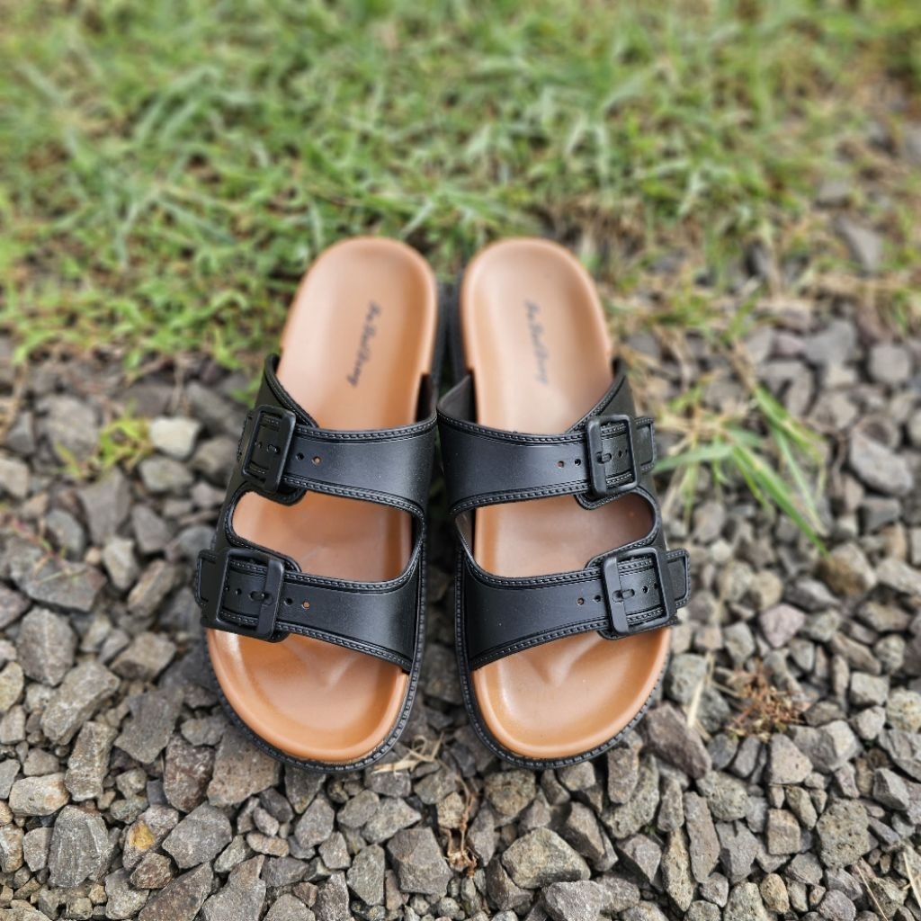Sandal Slop Wanita Karet Jelly Gesper Terbaru Anti Slip - FLD225B2