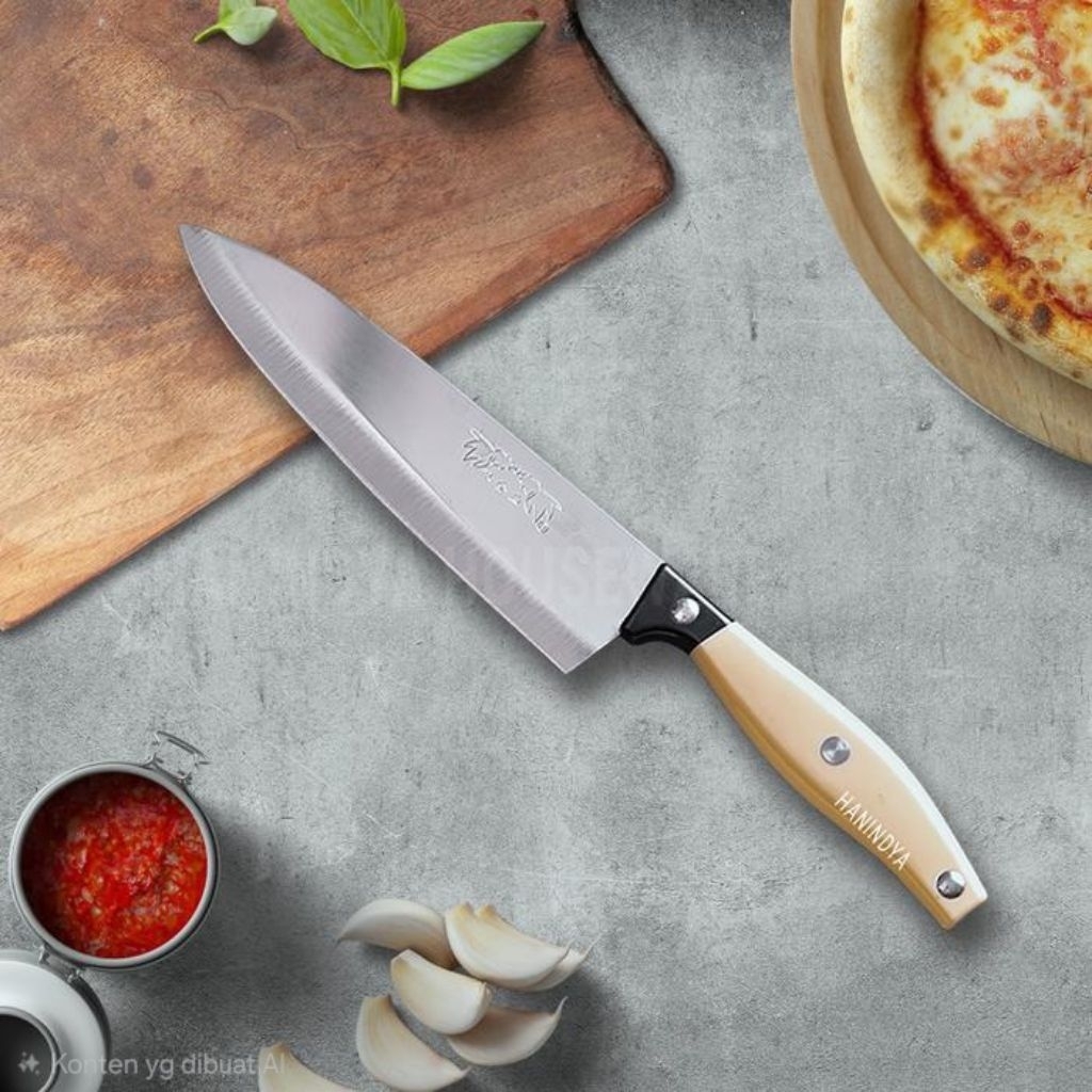 GoldFish - Pisau Dapur Stainless Steel 6 inch