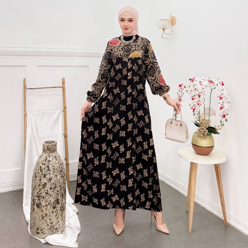 daster maura daster maura jumbo daster jumbo ld 120 daster lengan panjang daster ld 120 daster pekal