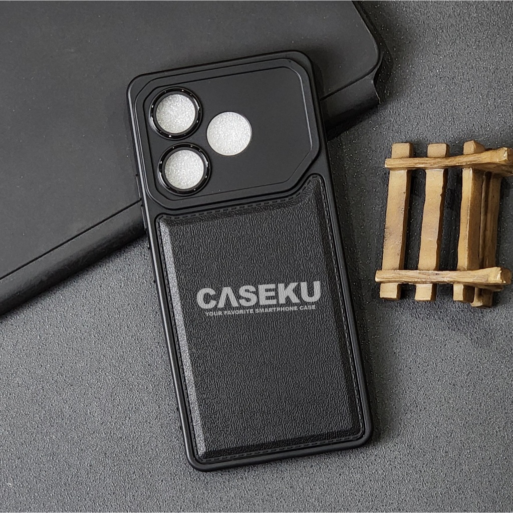 Tecno Pova 6 Tecno Pova 6 Pro Case Leather Pro Kamera Black Case Tecno Pova 6 Tecno Pova 6 Pro