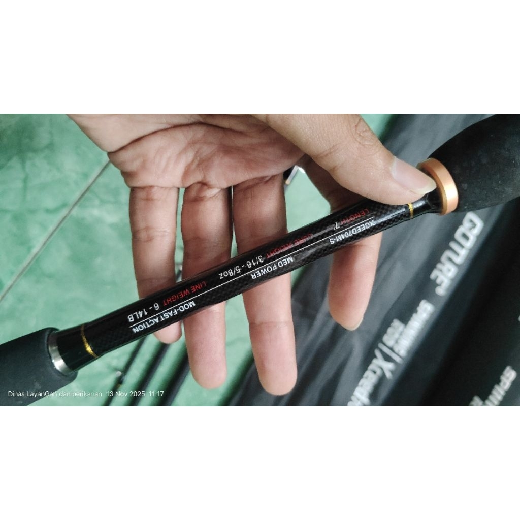 travel rod goture exceed spinning