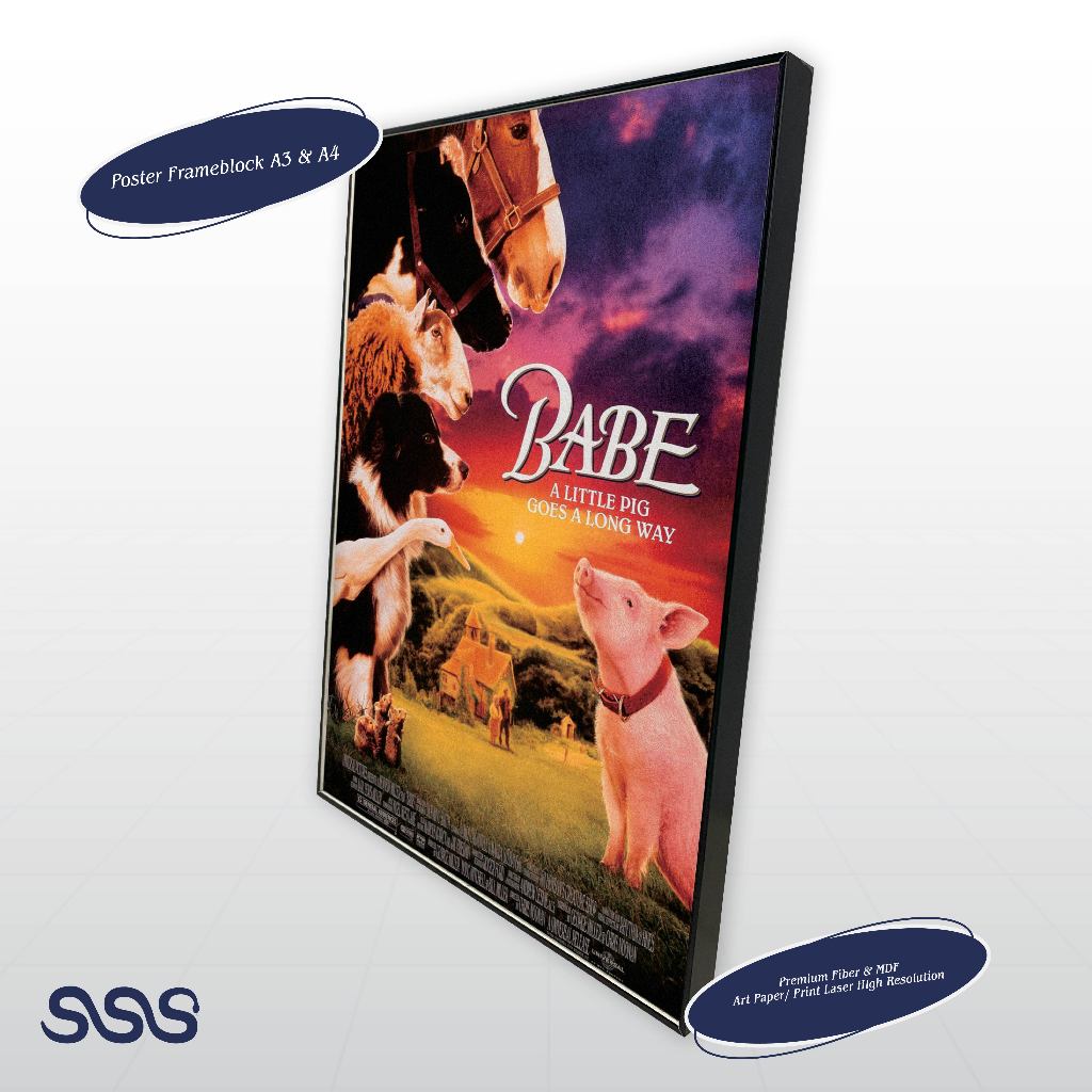 POSTER BABE / MOVIE POSTER / POSTER FRAMEBLOCK 578