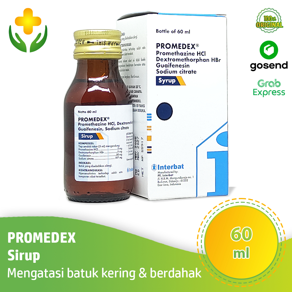 Promedex Sirup 60 ml - Obat Batuk