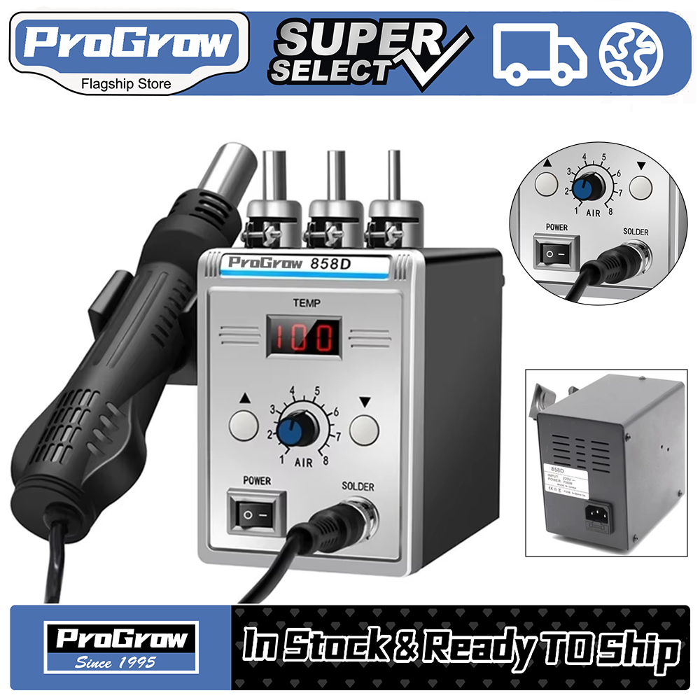 Solder Blower 858D Hot Air - Blower Uap Original 858D/858D+