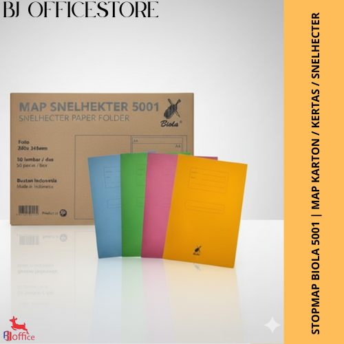 Stopmap Biola 5001 | Map Karton / Kertas / Snelhecter