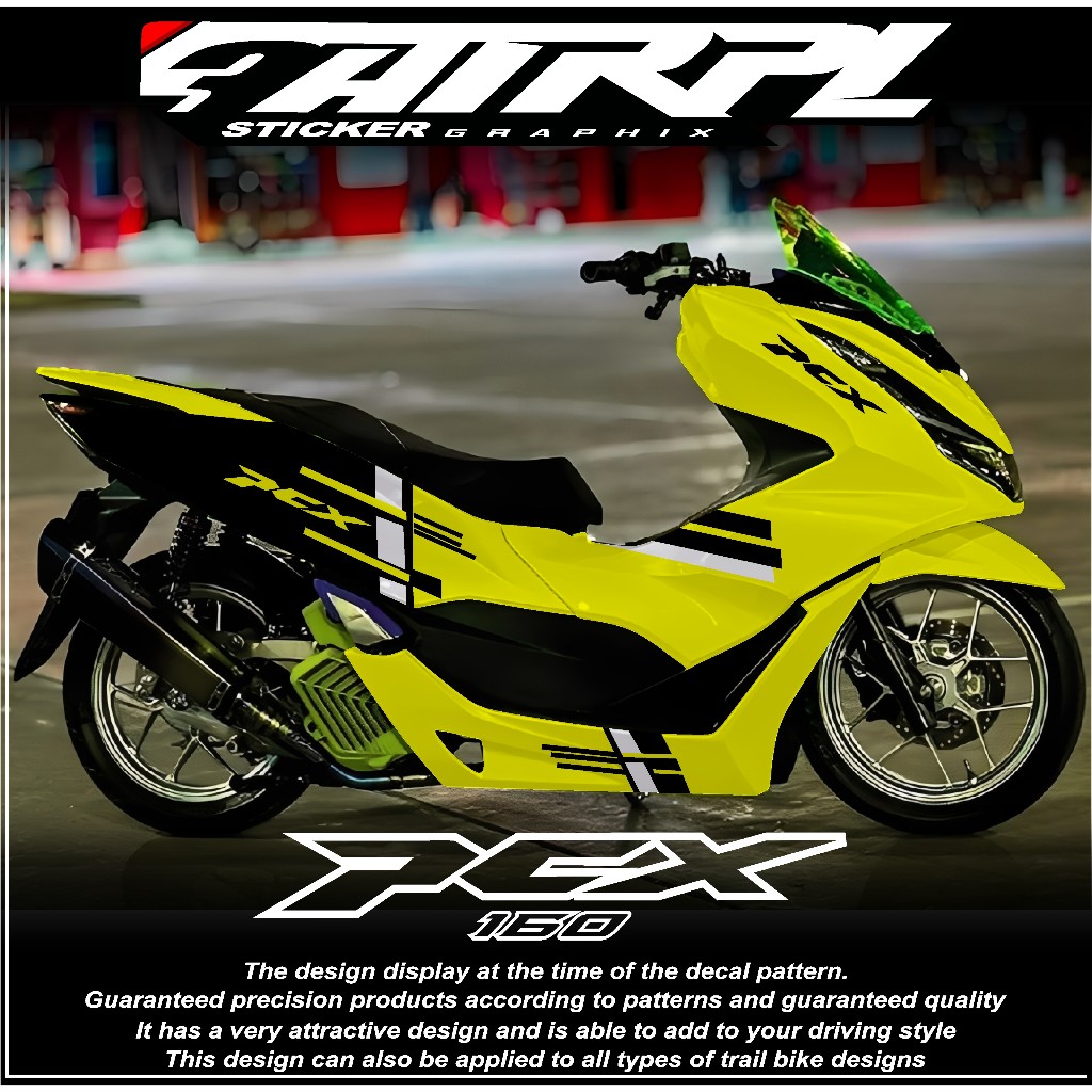 Decal Sticker PCX 160 2021 Fullbody - Dekal PCX 160 New Decal Sticker Honda PCX 160 2021 atriplegrap