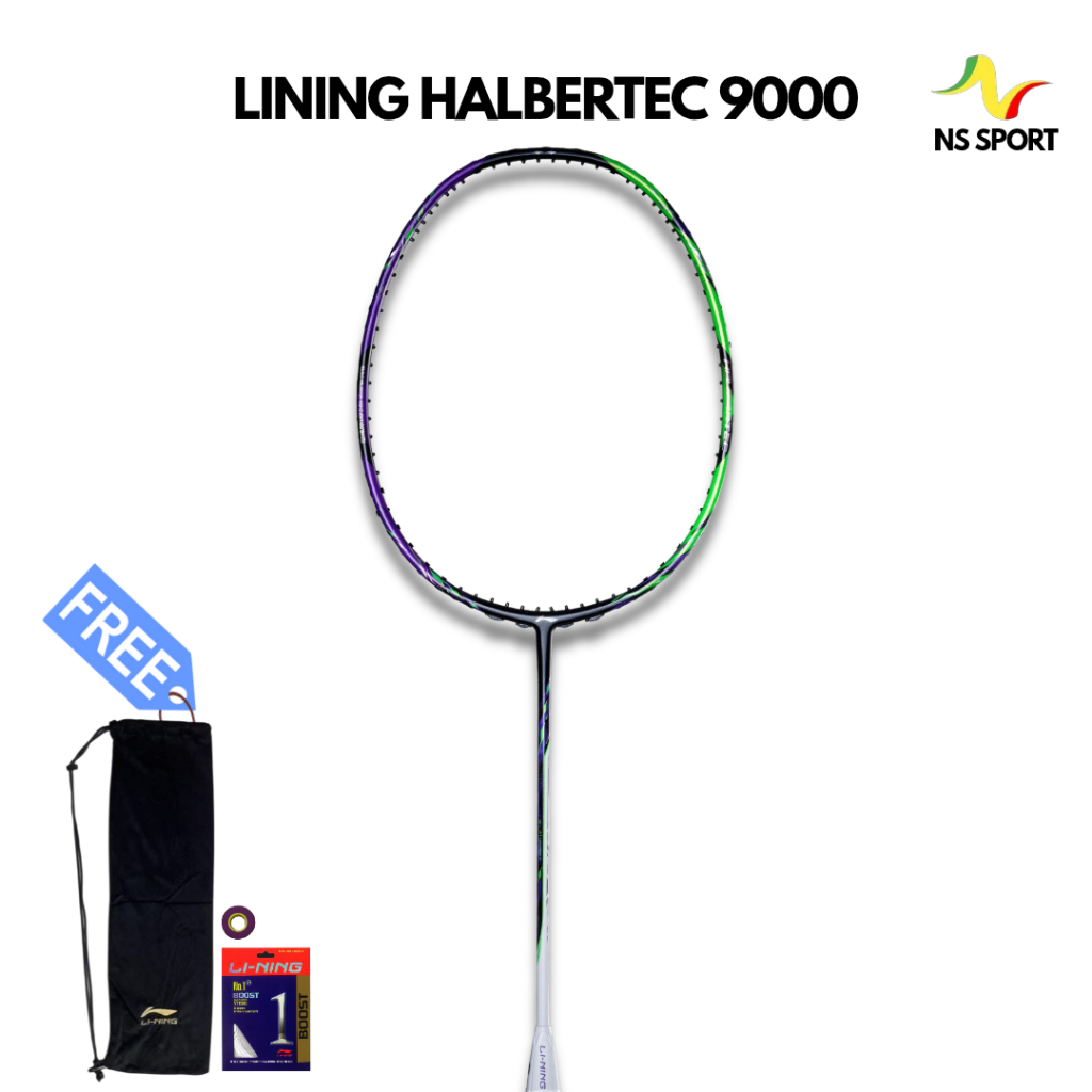 Raket Badminton Lining Halbertec 9000