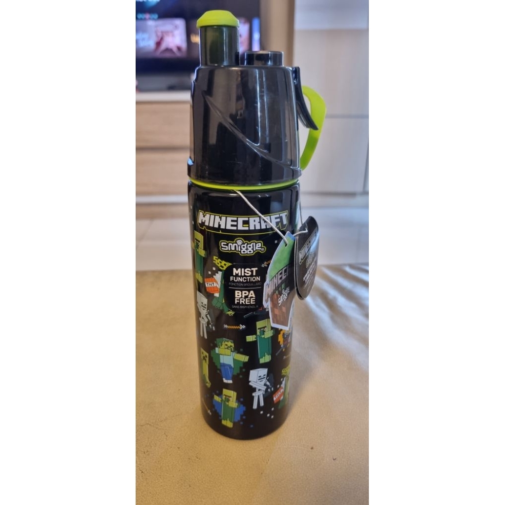 Botol Minum Smiggle Stainless Steel Minecraft Original Singapore