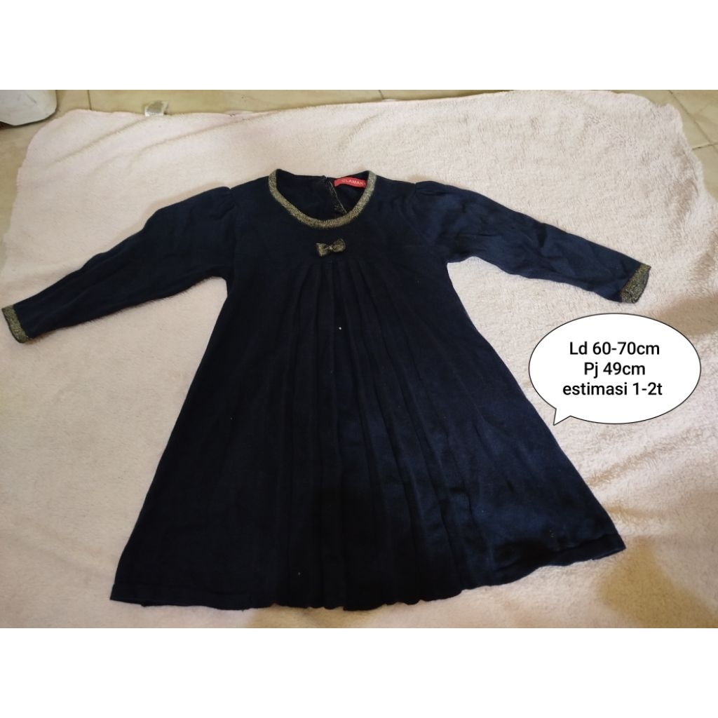 PL dress rajut anak