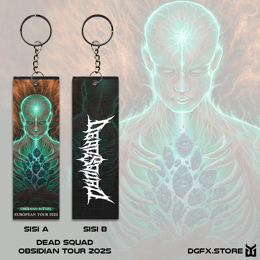 gantungan kunci DEADSQUAD -Obsidian tour 2025 - deadsquad merch| DGFX STORE