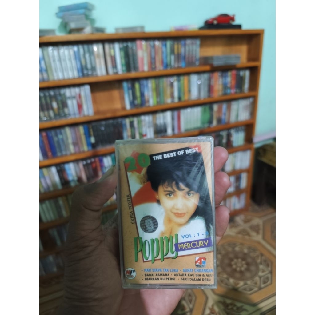 Kaset Poppy Mercury The best of best Rilisan Musica Segel