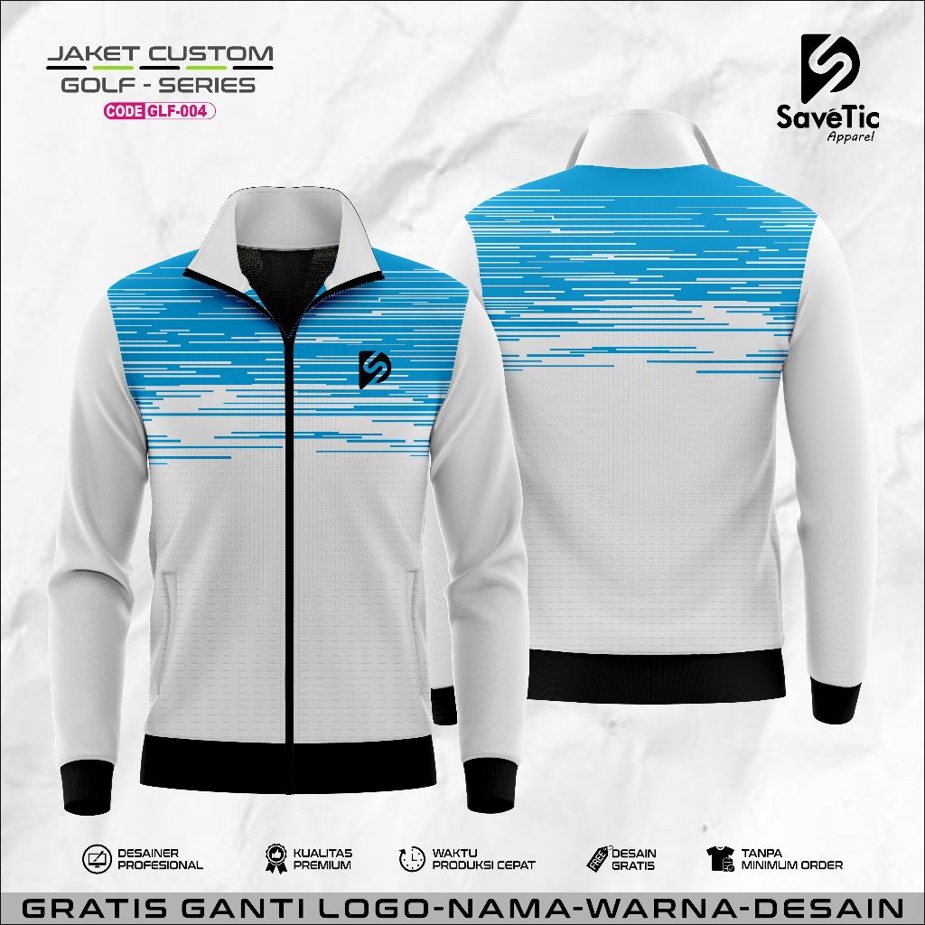 Jaket Golf Full Printing Sublim/Jaket Golf Custom/Jaket Sport Outdor