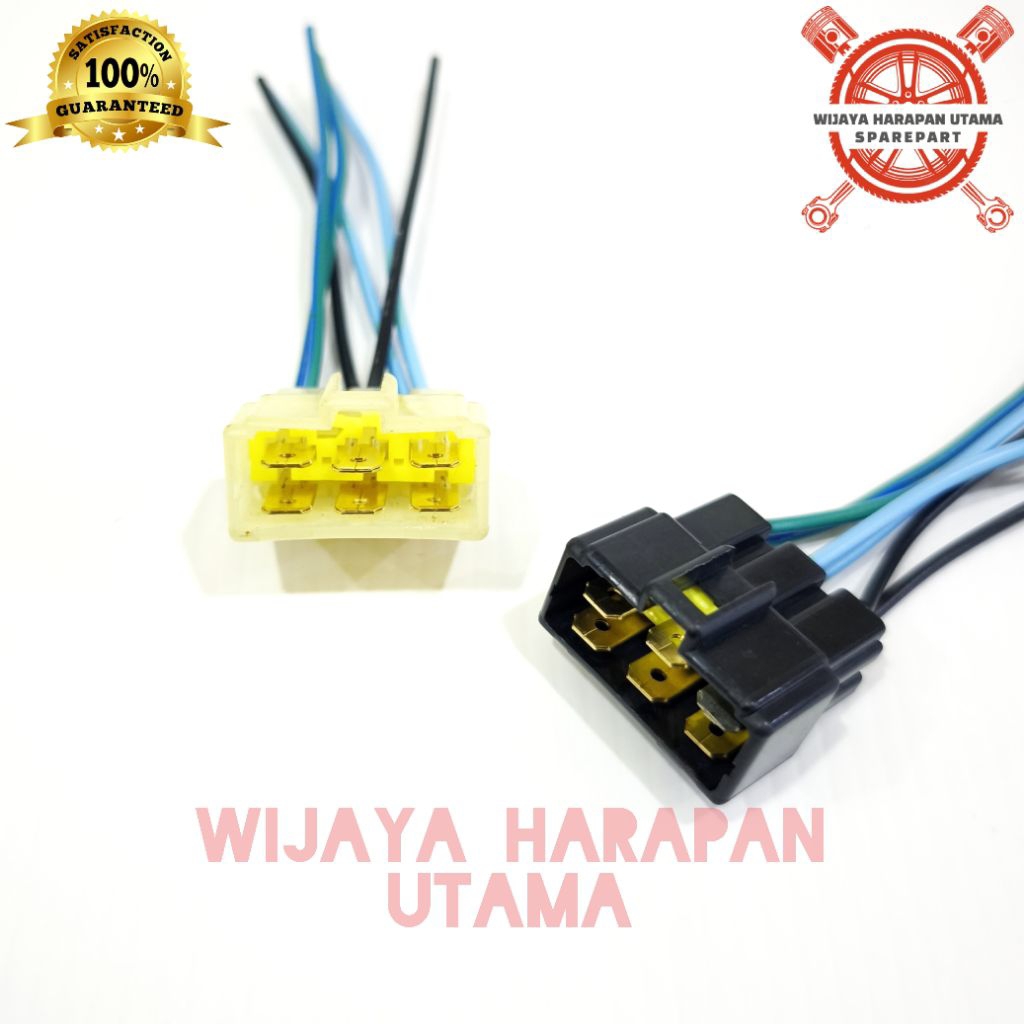 Soket Lampu Rem Belakang Stop Lamp Truk Mitsubishi PS125 PS110 PS135 PS136 Canter FE-71 Colt Diesel 