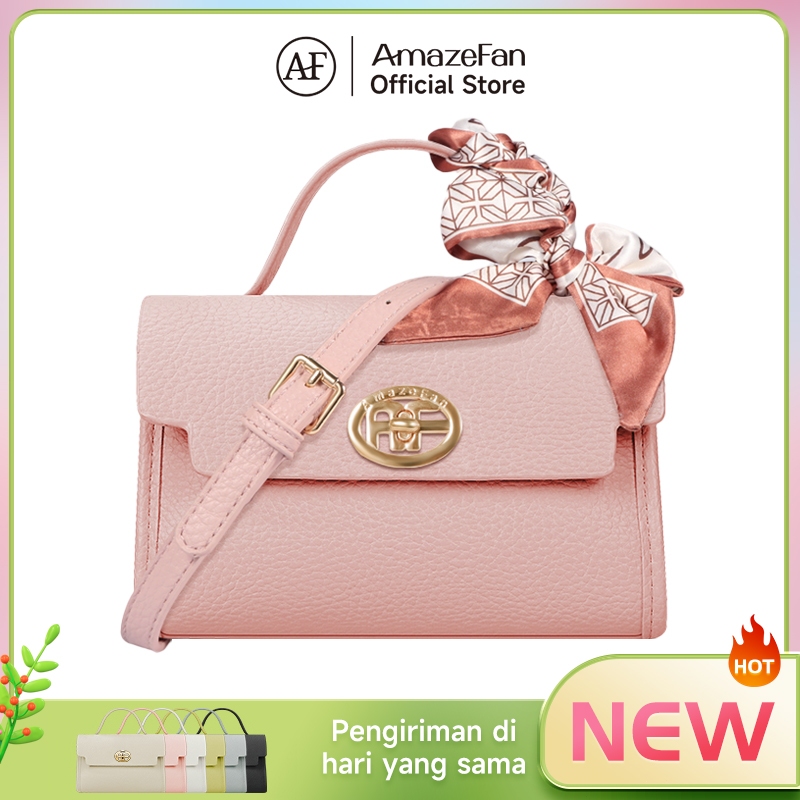 AmazeFan Tas Selempang Wanita Ori Slingbag Handbag PU Leather Premium | Tas Wanita Terbaru 2025 Tas 