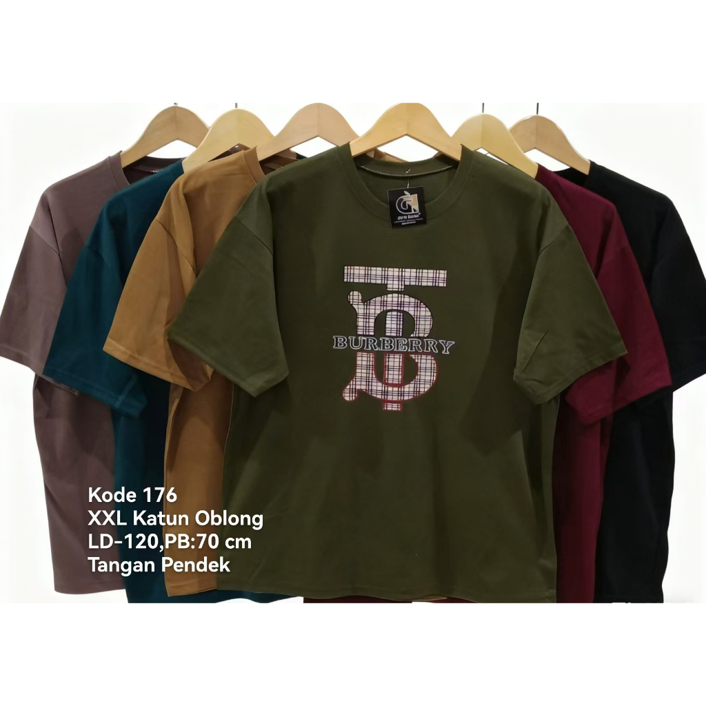 Kaos Pria Gambar Angka Kode