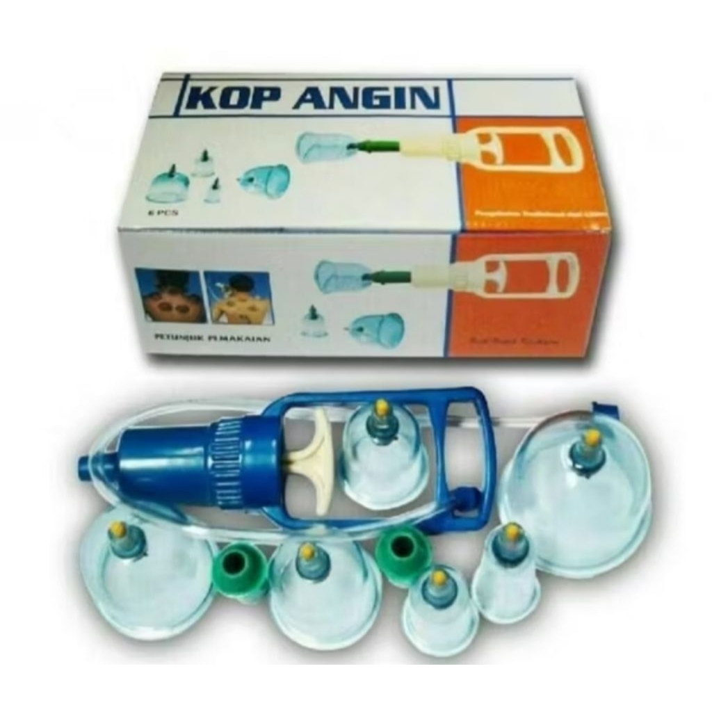 Kop Angin isi 6/kop bekam kop angin