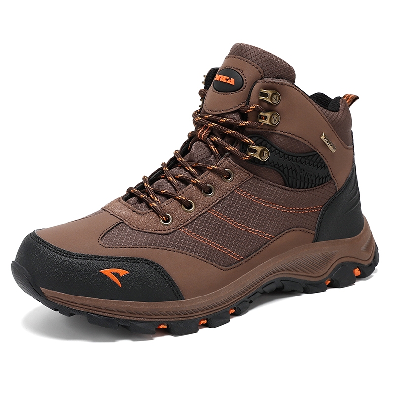 Sepatu Gunung Pria SNTA Sepatu Hiking SNTA 501 Ori 100% Warna Brown orange Waterproof