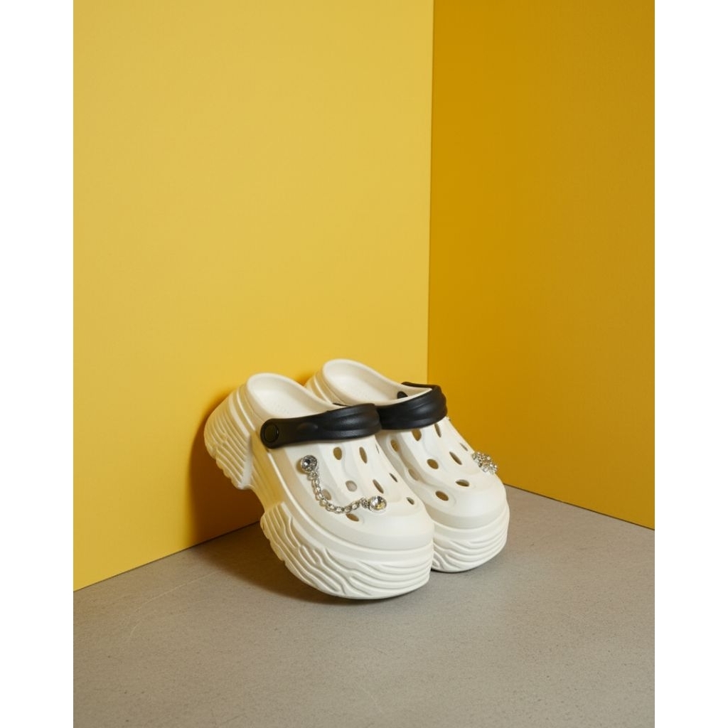 Sendal baim tinggi wanita Sandal baim tinggi Sandal baim terbaru