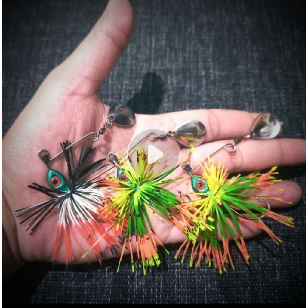 Spiner bait Umpan Casting Gabus Mantab