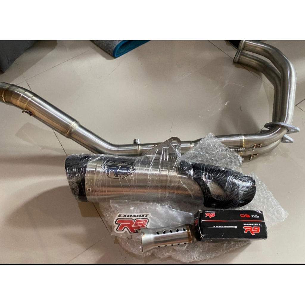 Knalpot R9 H2 ss original for YAMAHA R25