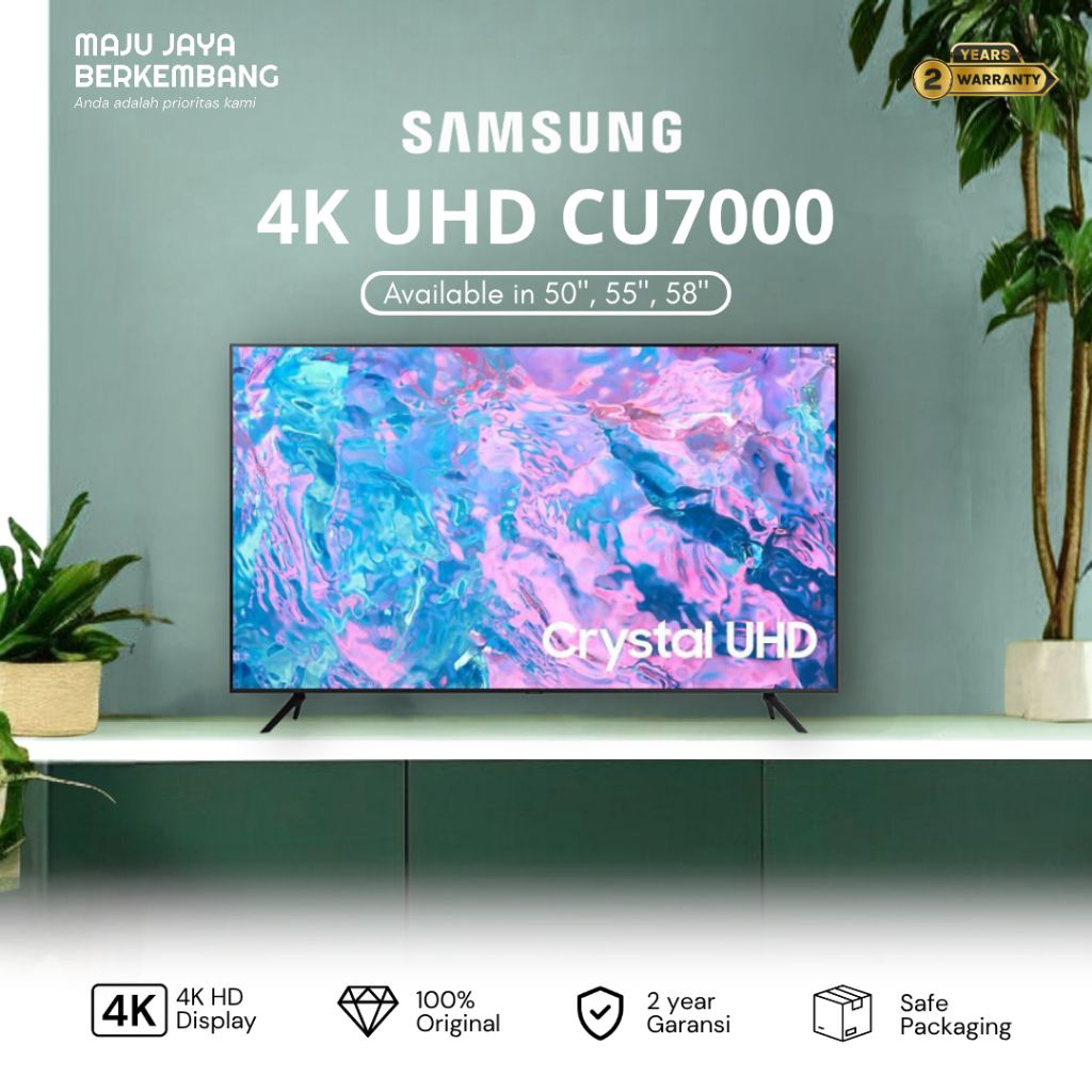 SAMSUNG 50CU7000 / 55CU7000 / 58CU7000 4K SMART TV 50, 55, 58 inch cu7000