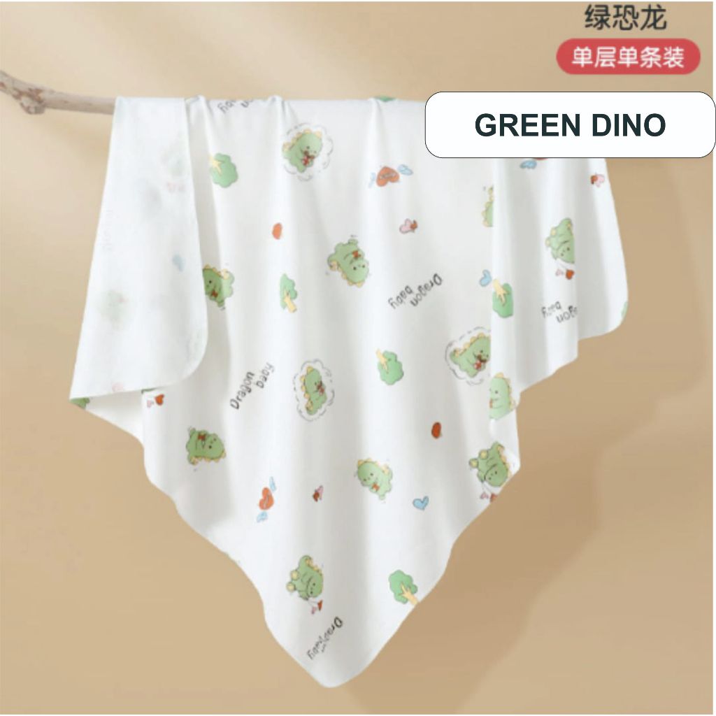 Kain Bedong Cotton Bamboo  Motif Anak Bayi Baby Swaddle Bamboo Blend Laki-laki dan Perempuan