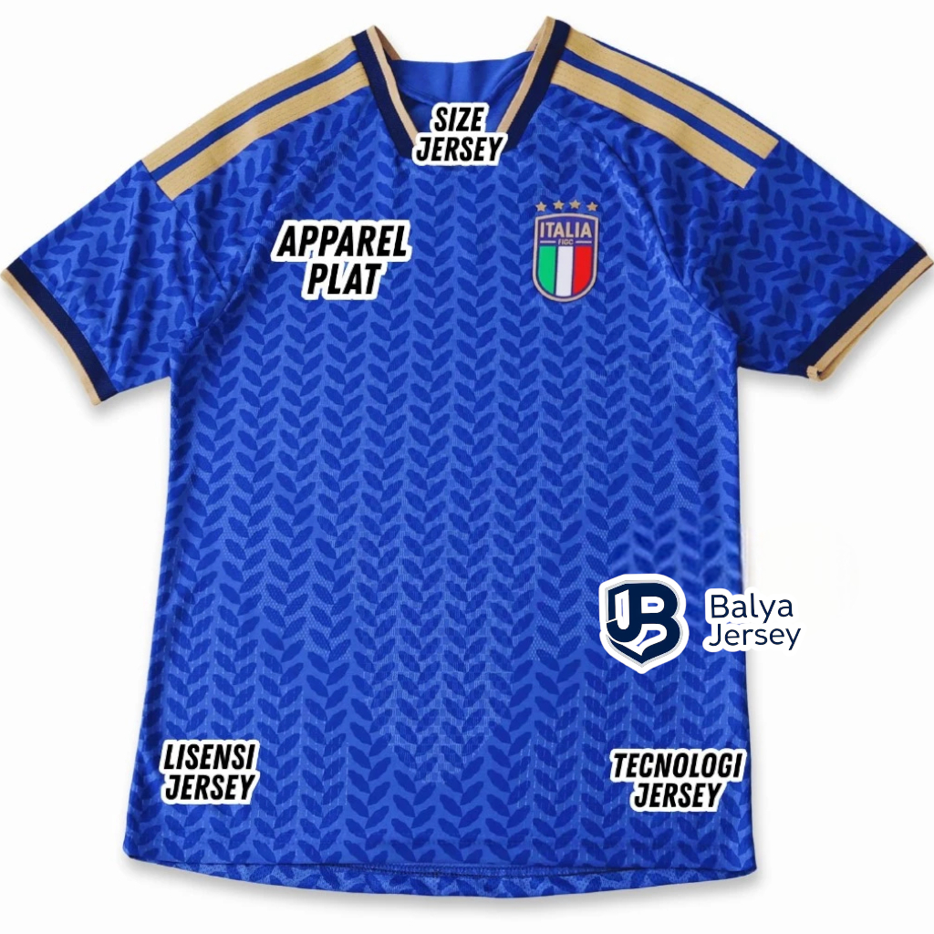 (PLAYER ISSUE) JERSEY BOLA ITALIA HOME PIALA DUNIA 2026 PLAYER VERSION NEW