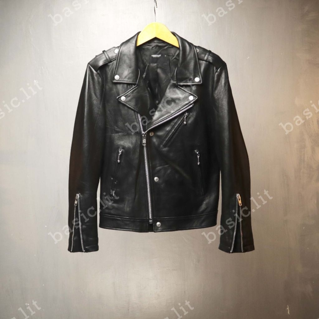 Underair ramones biker leather jacket