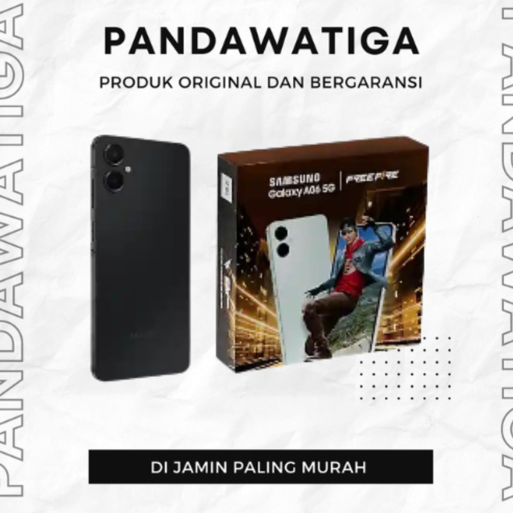 Samsung Galaxy A06 5G 6/128GB Free Fire Gaming Package - Garansi Resmi
