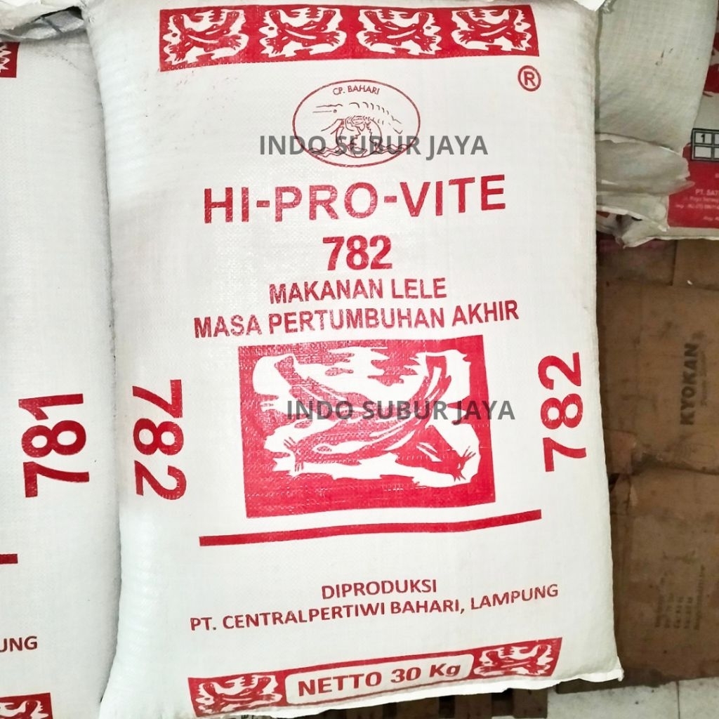 [1 ZAK 30 KG] 782 Hi Provite Pakan Pelet Apung Ikan Lele Patin Gurame