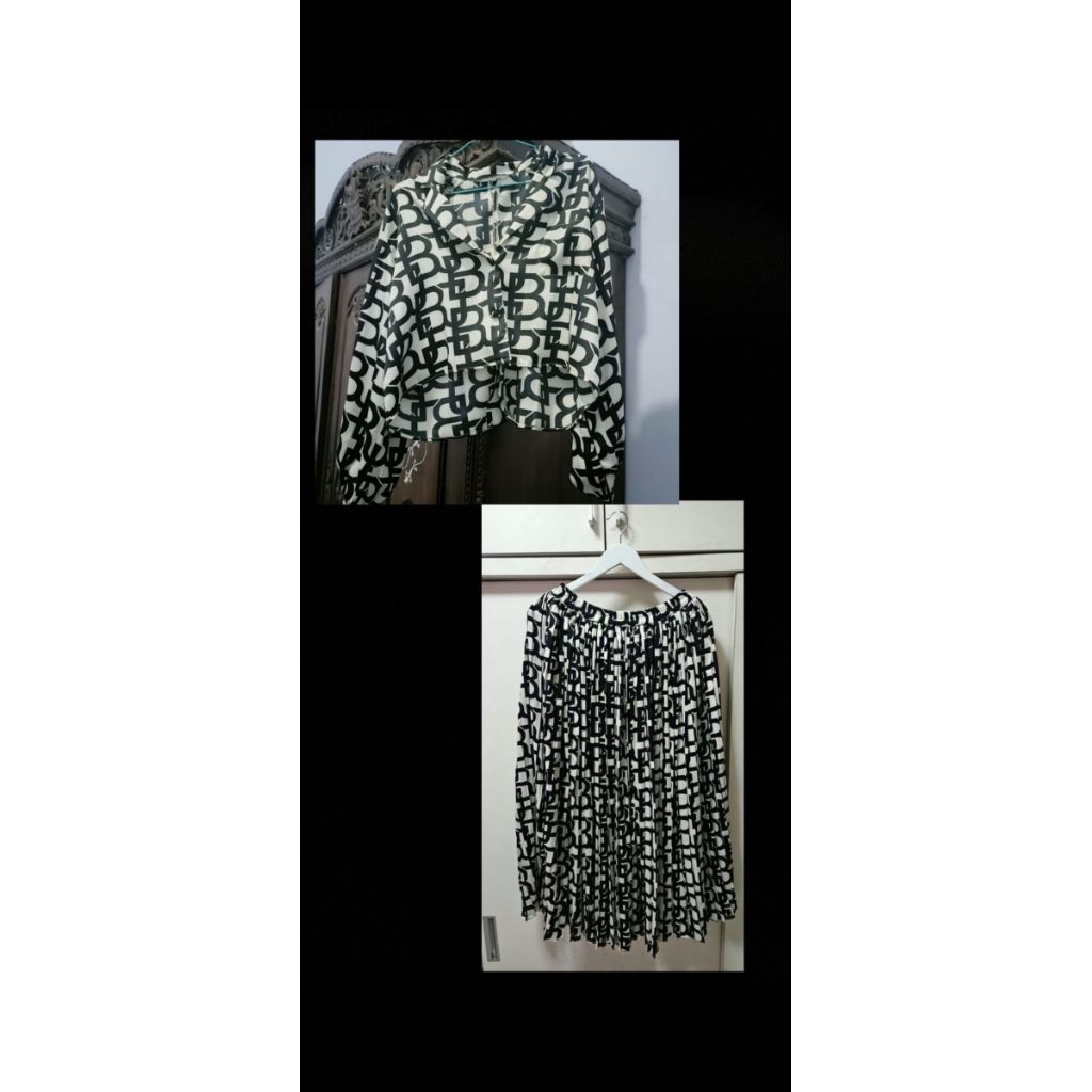 SOLDbenang jarum monogram prelove PL bj set rok ,bundling yaa slide 2 (3,600)