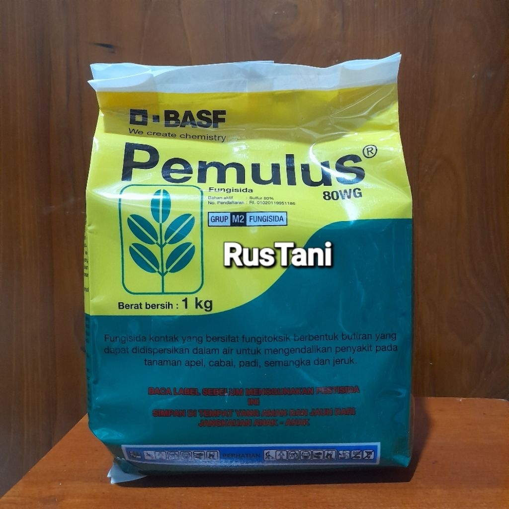 Fungisida Pemulus 80WG 1KG Bahan aktif : Belerang 80%