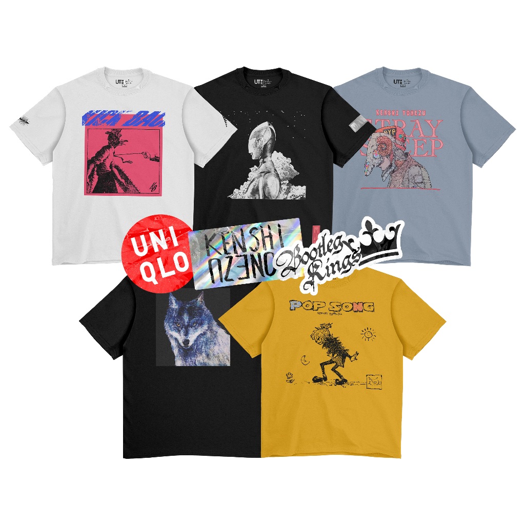 [HOT] UNIQLO X KENSHI YONEZU UT GRAPHIC T-SHIRT | MATERIAL 24s COTTON COMBED ASLI | SABLON PREMIUM A