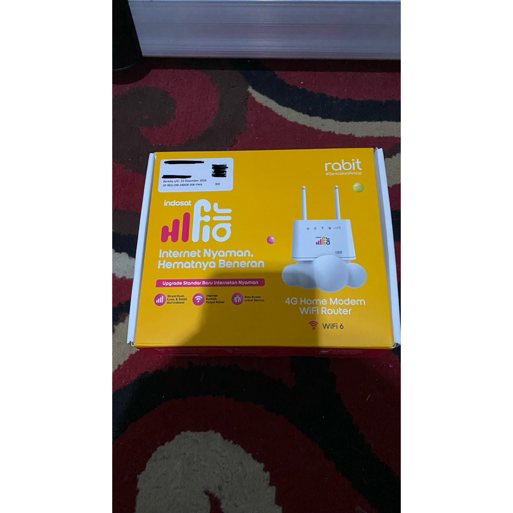 Rabit CPE 4G WiFi6 Indosat Tri Hifi Air