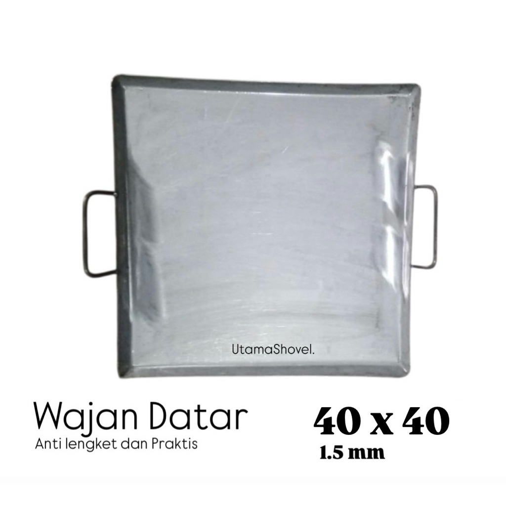 Wajan Roti Bakar Anti Lengket Wajan Datar 40 x 40