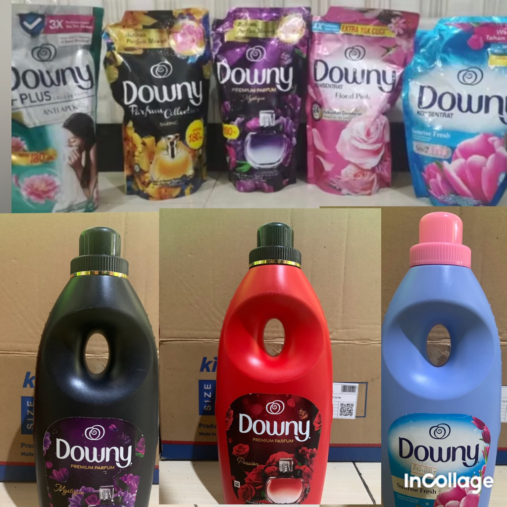 DOWNY REFIL/BOTOL PEWANGI 1,4 LITER - 850ML | ISI 100% ORIGINAL | KEMASAN SEDIKIT LECEK |