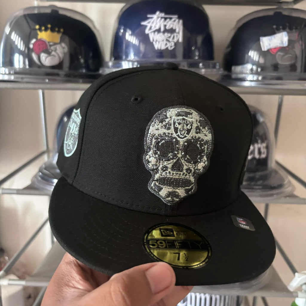 New Era Cap Raiders Sugar Skull Glow in the dark
