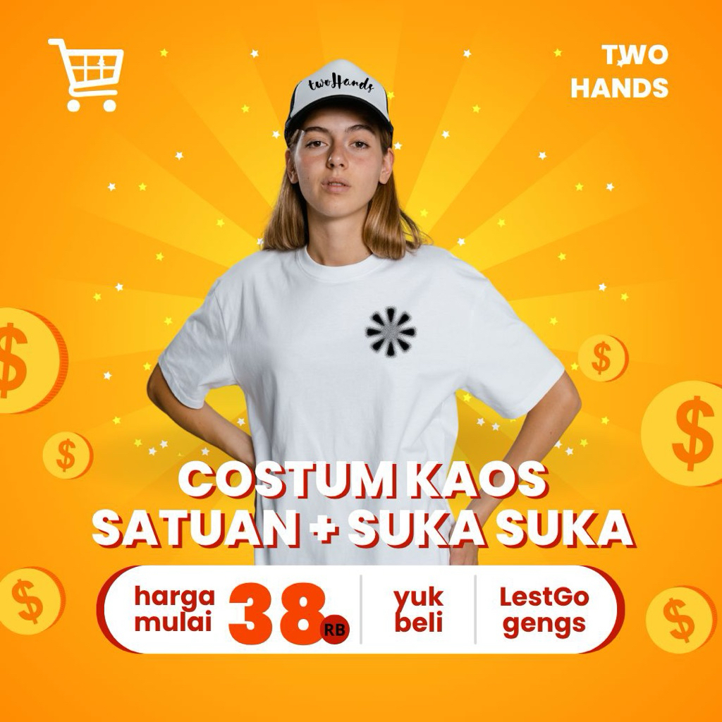 Kaos Custom Sablon DTF ( Cotton Combed 20s )