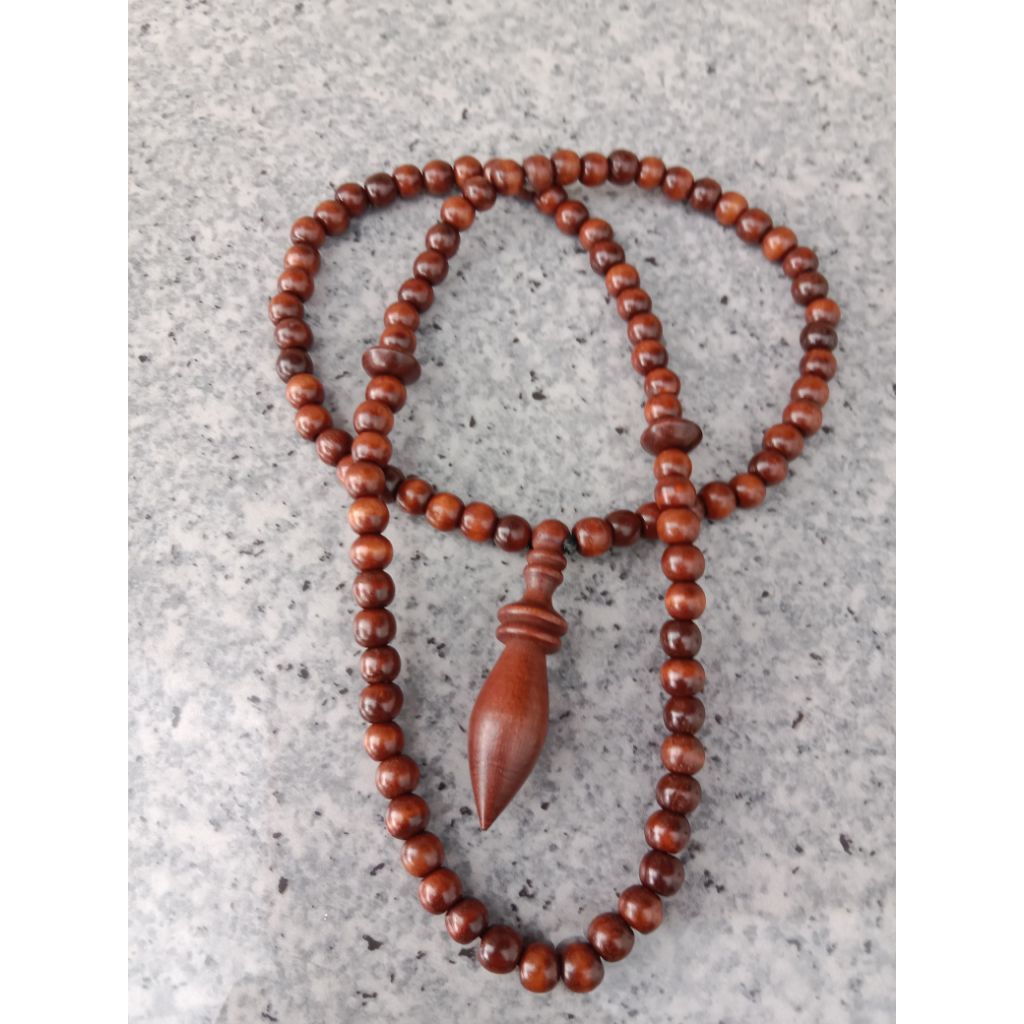 kalung tasbih stigi karimun jawa 6mm tasbih galih stigi natural