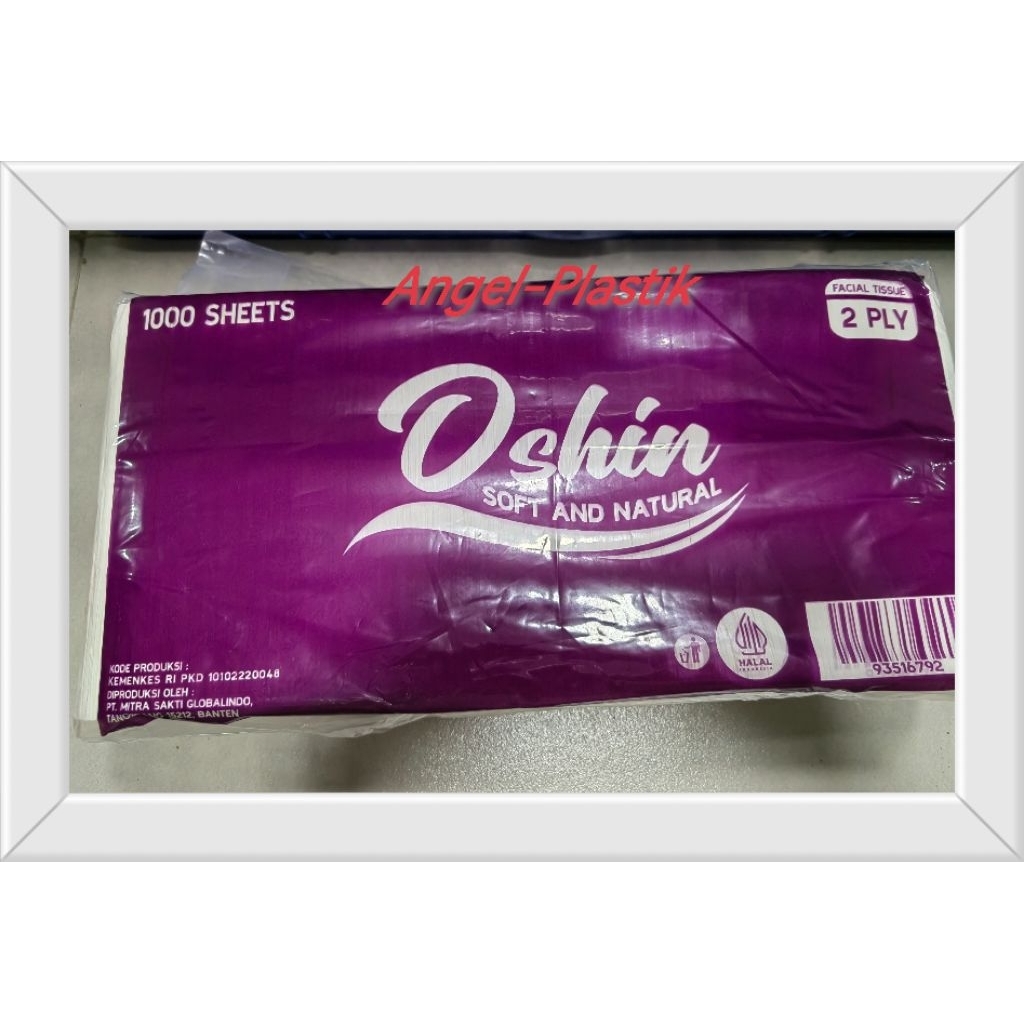 TISU FACIAL 2PLY 1000 SHEETS / TISSUE WAJAH MUKA HALUS 1KG